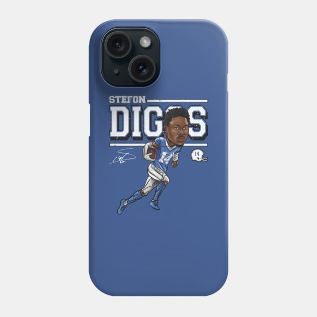 Stefon Diggs Buffalo Cartoon Phone Case by MASTER_SHAOLIN