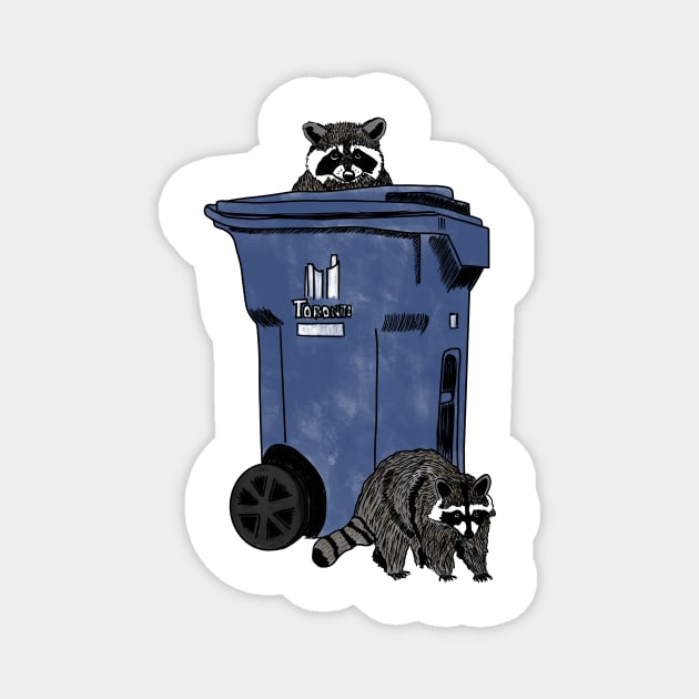 Toronto Trash Pandas Magnet by Quick Brown Fox Canada 