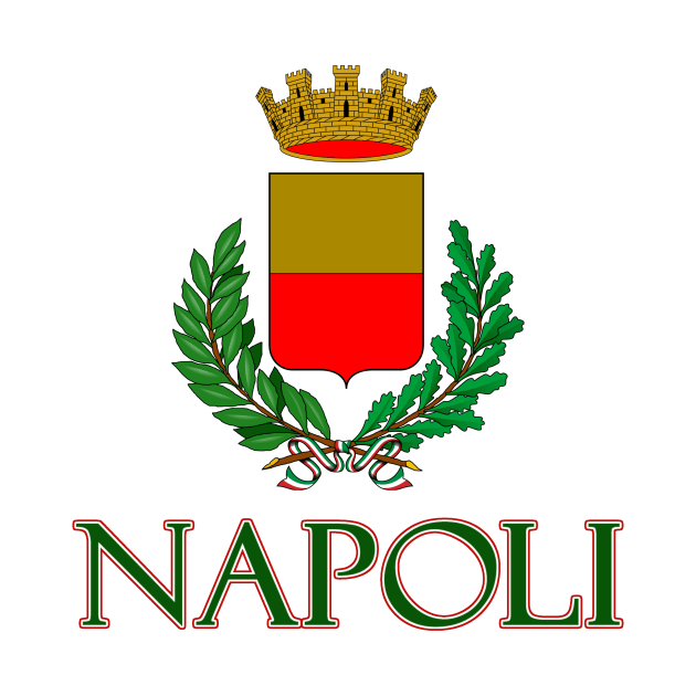 Napoli (Naples) Italy - Coat of Arms Design by Naves