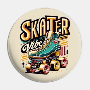 Skater skates Pin