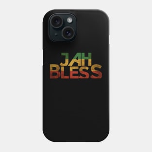 Jah Bless Rastafarian Reggae Roots Rock Design Phone Case