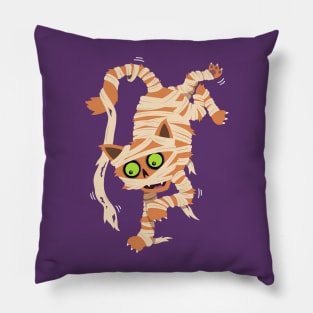 Cat-acomb (Mummy Cat) Pillow