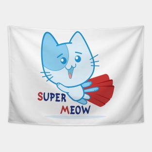 Superhero Super Meow Tapestry