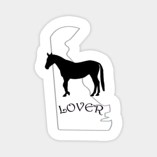 Delaware Horse Lover Gift Magnet