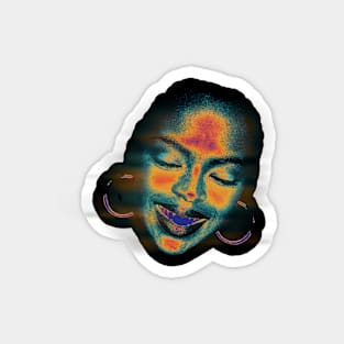 Retro Fine Lauryn Hill Magnet