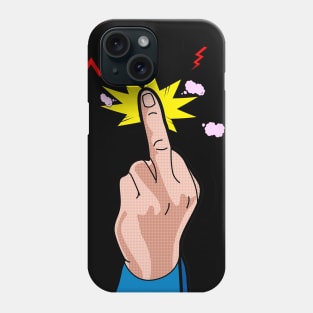 middle finger Phone Case