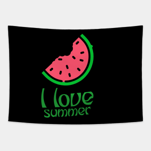 I Love Summer | Watermelon Tapestry