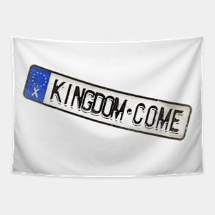 Kingdom Come - License Plate Tapestry