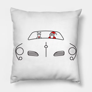 Karmann Ghia classic car Christmas special edition Pillow