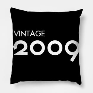 Vintage 2009 Gift 11th Birthday Party Pillow