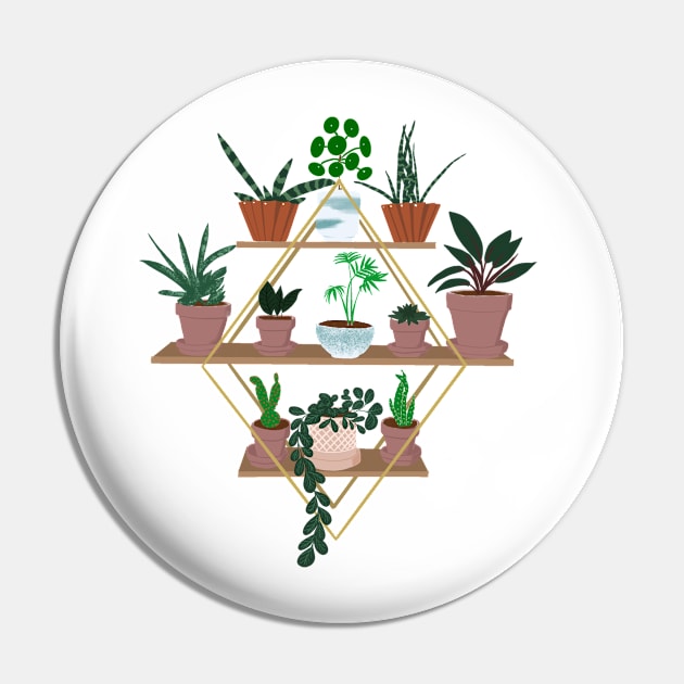Plant Shelf Pin by TofuTreeStudio