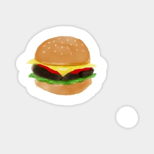 Cheeseburger Magnet