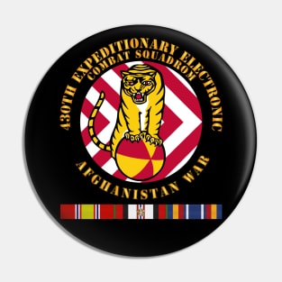 430th EE Combat Squadron -Afghan War w AFGHAN SVC Pin