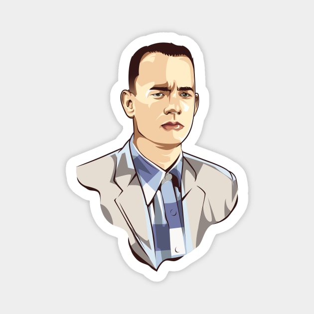 Forrest Gump Magnet by Harsimran_sain