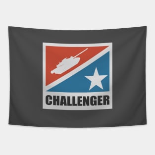 Challenger 2 Tank (Small logo) Tapestry