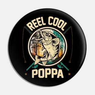 Reel Cool Poppa Fishing Gift Pin