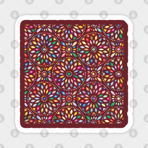 A wonderful wallpaper pattern background Magnet by AhMath