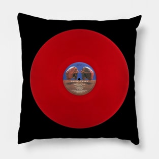 Rush - Hemispheres Red Vinyl Pillow