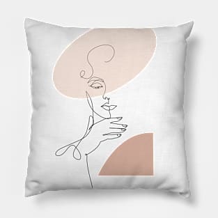 night woman Pillow