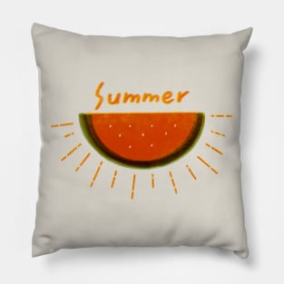 Summer sunshine - watermelon Pillow