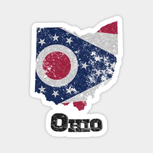 Vintage Ohio State Flag Magnet