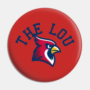 St. Louis 'The Lou' Pride Baseball Fan Shirt – Perfect for Missouri Sports Enthusiasts Pin