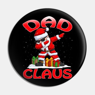 Dad Santa Claus Christmas Matching Costume Pin