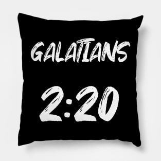Galatians 2:20 Bible Verse Text Pillow