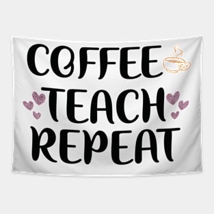 coffee teach repeat Tapestry