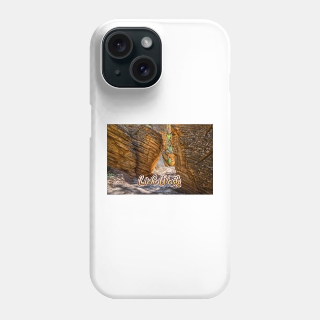 Lick Wash Trail Hike Phone Case by Gestalt Imagery