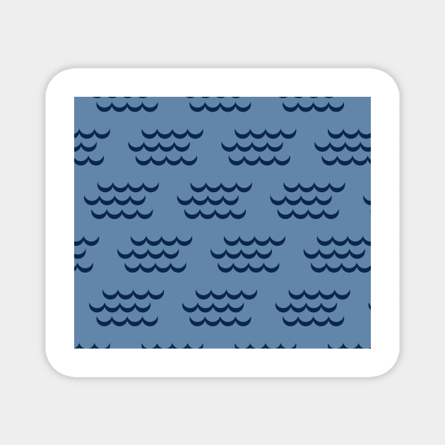 Waves of Waikiki Magnet by hamptonstyle