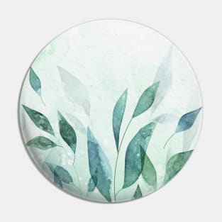 Watercolor leaves 3 Pin