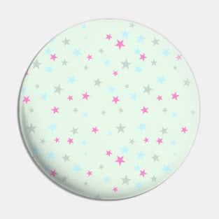 Sparking Stars - Sweet Pastel - Minimalist Colorful Holidays Pin