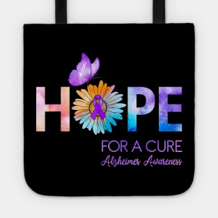 Hope For A Cure Alzheimer Awareness Gift Tote