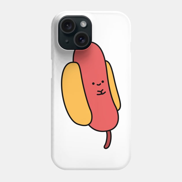 Happy Little Hot-Dog Phone Case by Robot Dance Battle