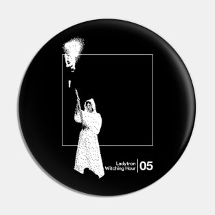 Ladytron / Minimalist Graphic Artwork Design Pin