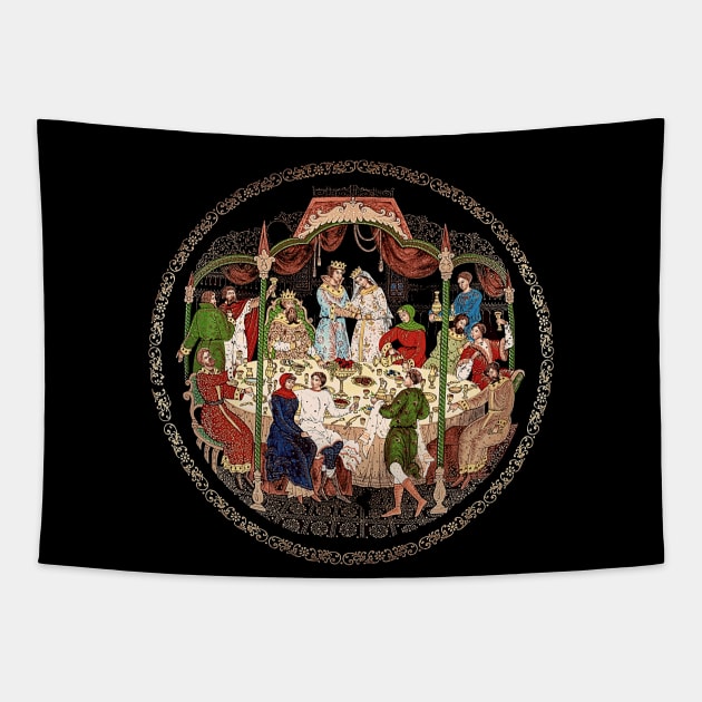Medieval King's Feast Tapestry by STYLISH CROWD TEES