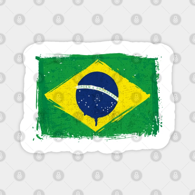 Brazil Flag Magnet by Islanr