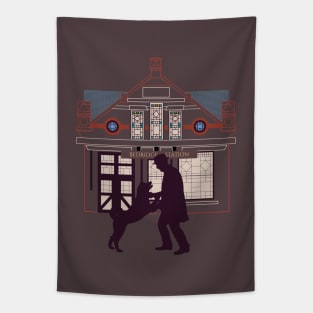 Hachiko Bedridge Station Tapestry