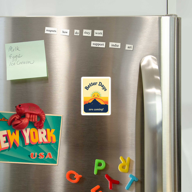 Better Days Tee - Optimistic Sunrise Vibes by OUTFITPAW