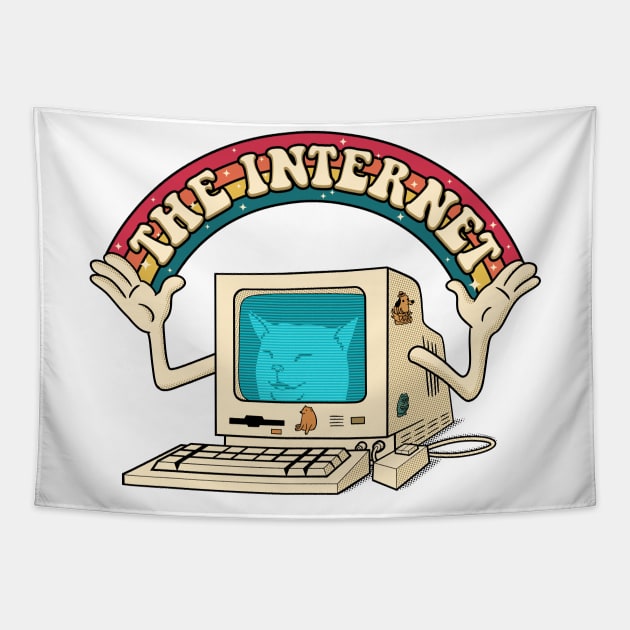 The Internet: It Was All Worth It for the Memes Tapestry by Sachpica