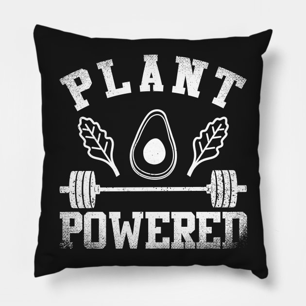 Plant Powered Weightlifter Pillow by thingsandthings