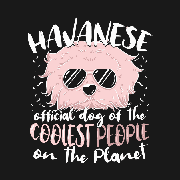 Havanese Tshirt cool cuban bichon dog by biNutz