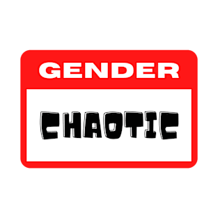 Gender Chaotic Name Tag T-Shirt