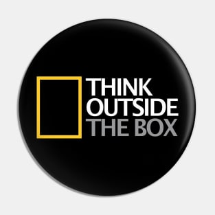 Think Outside The Box Pin