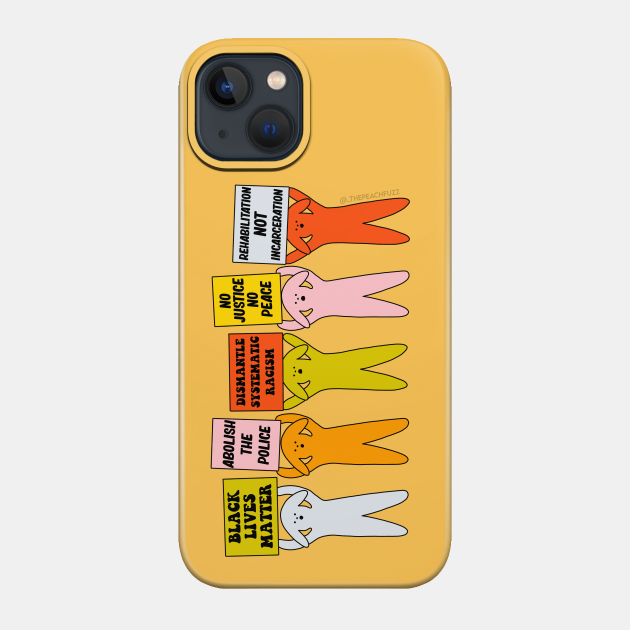 Power To The Puppies - The Peach Fuzz - Black Lives Matter - Phone Case