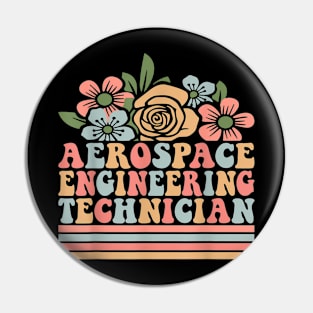 Aerospace Engineering Technician Eng Tech Aircraft Engineer Pin