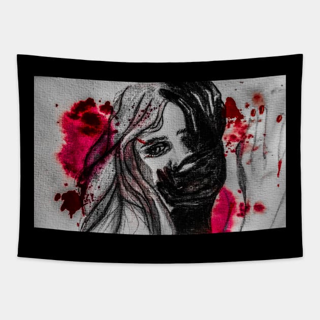 Fear Tapestry by teenamarie23art