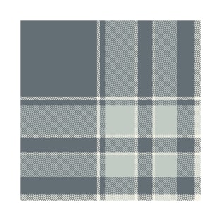 Modern gray tartan plaid pattern T-Shirt