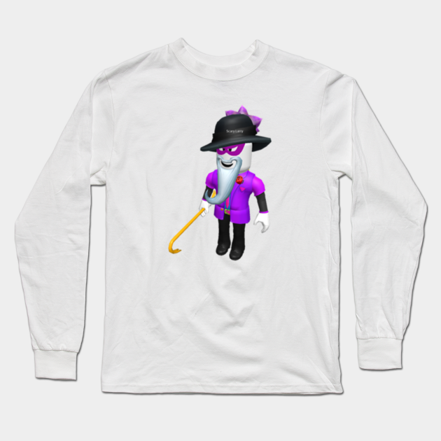 Scary Larry Roblox Breaking Story Roblox Game Scary Larry Roblox Long Sleeve T Shirt Teepublic - creepy t shirt roblox png